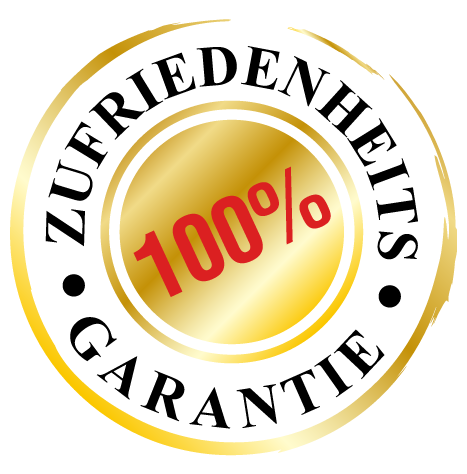 100% Zufriedenheitsgarantie